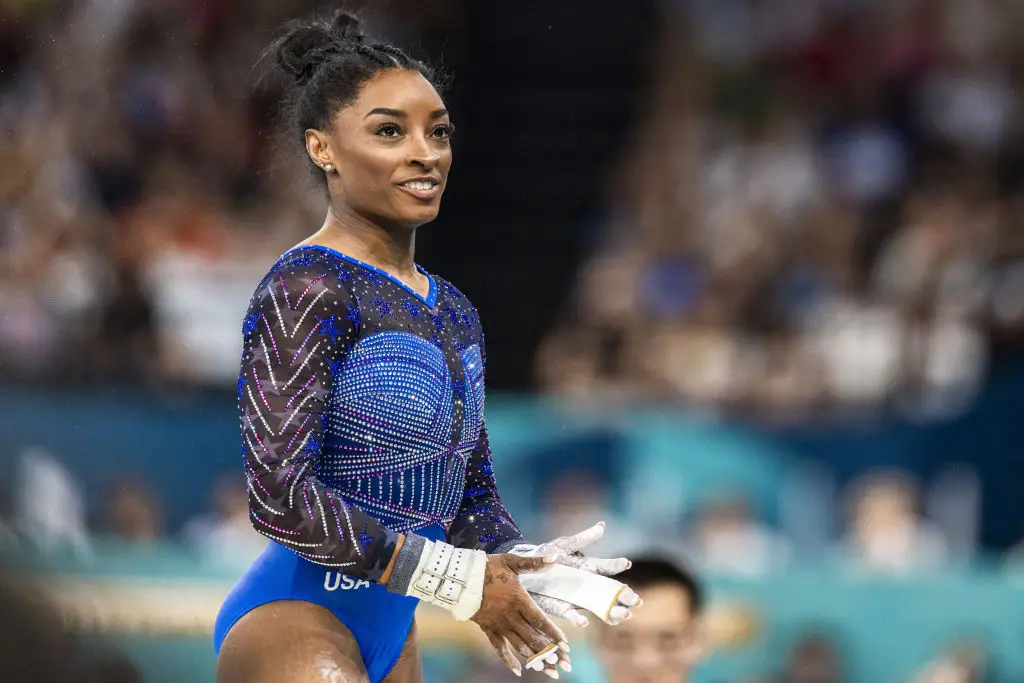 Biles is regarded as the best gymnast in history (Aytac Unal/Anadolu via Getty Images)