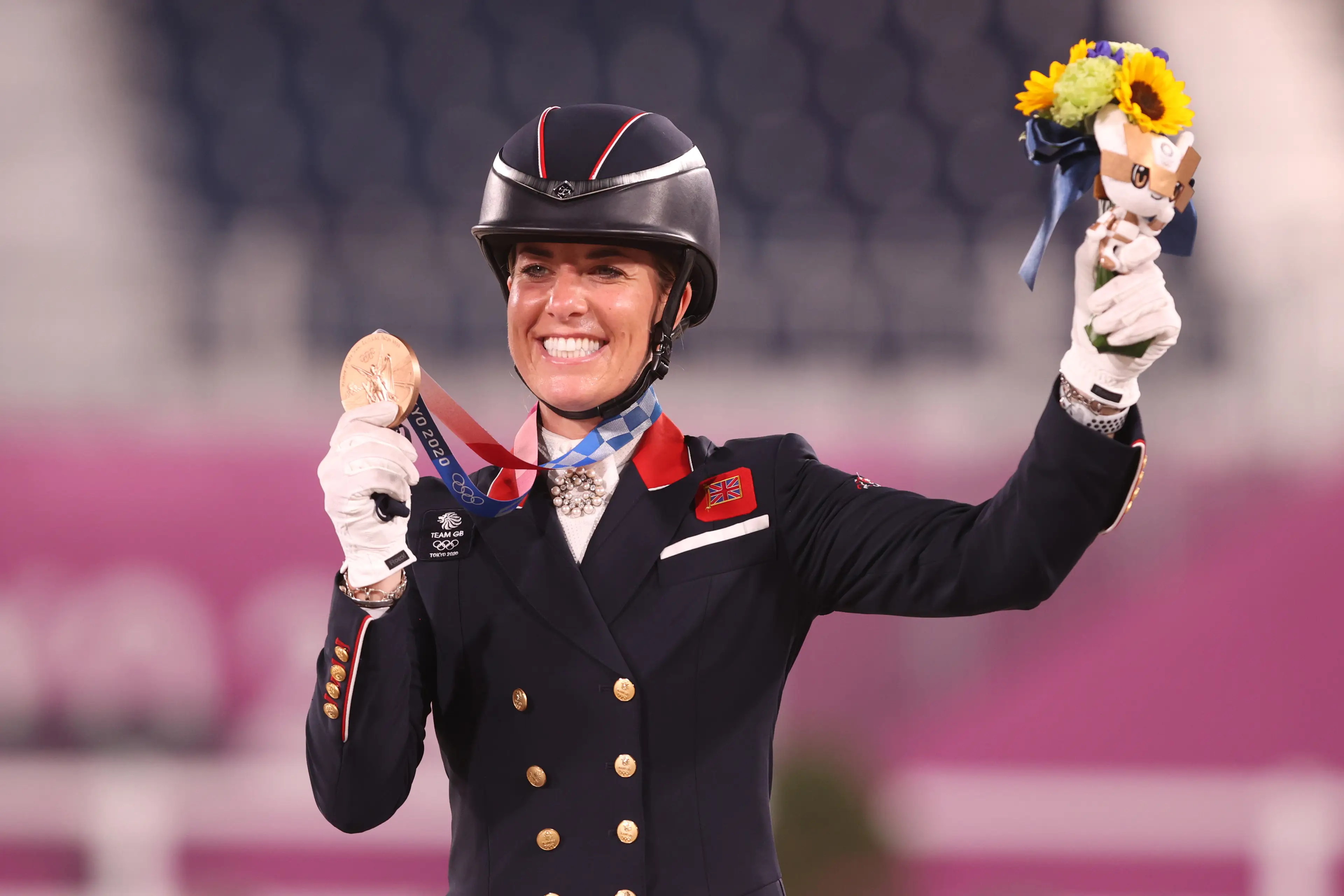 The person who released the video from four years ago said they couldn't bear to see Dujardin winning medals at the Olympics. (Julian Finney/Getty Images)