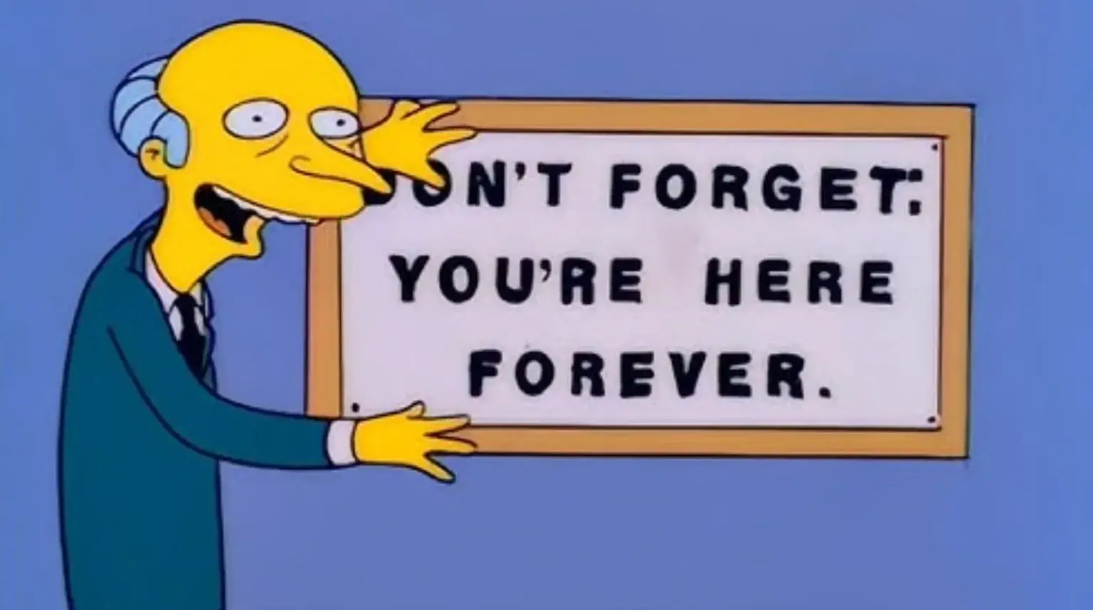 It seems Mr Burns knew all along (Fox)