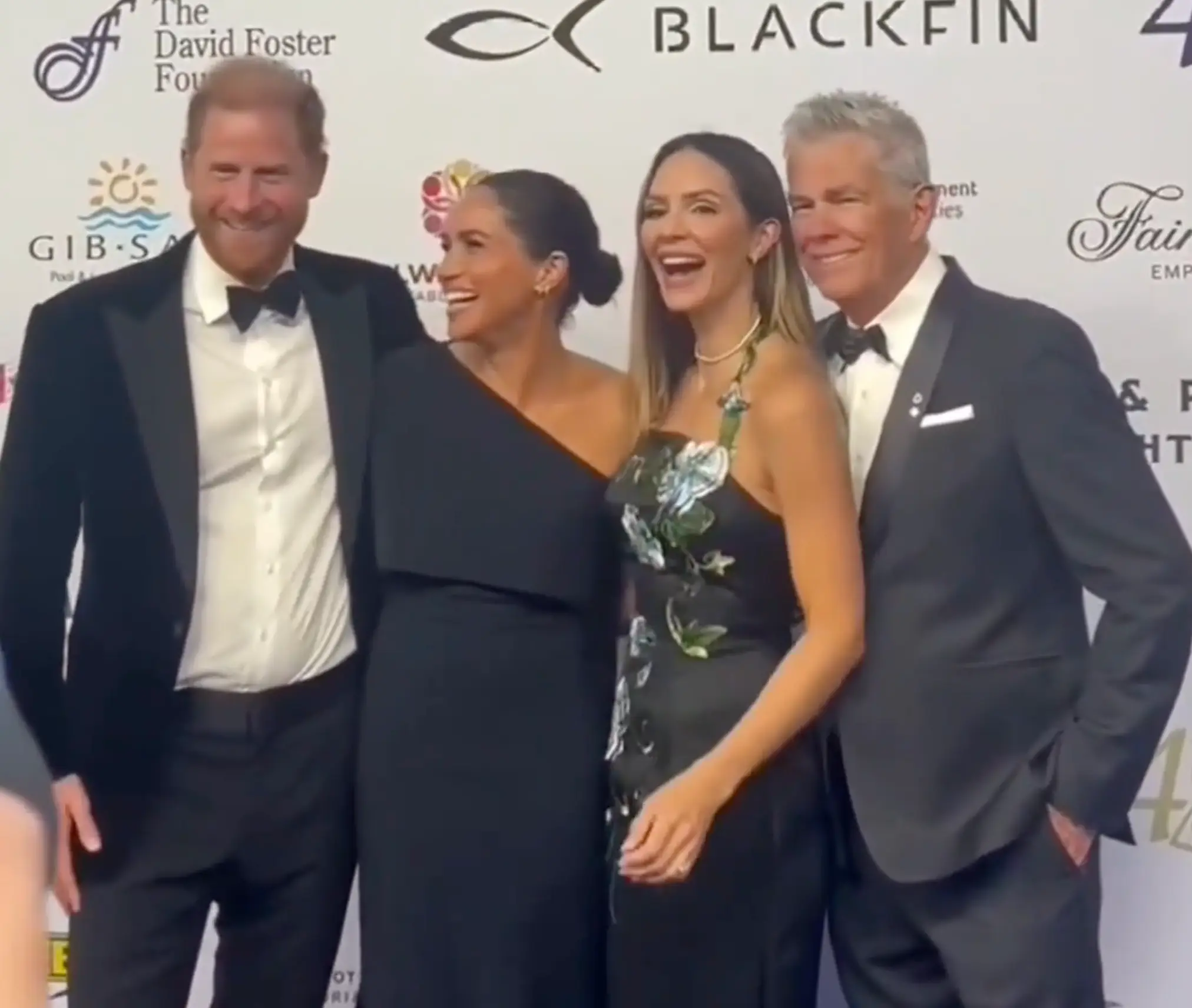 The quartet later posed for a photo (X)
