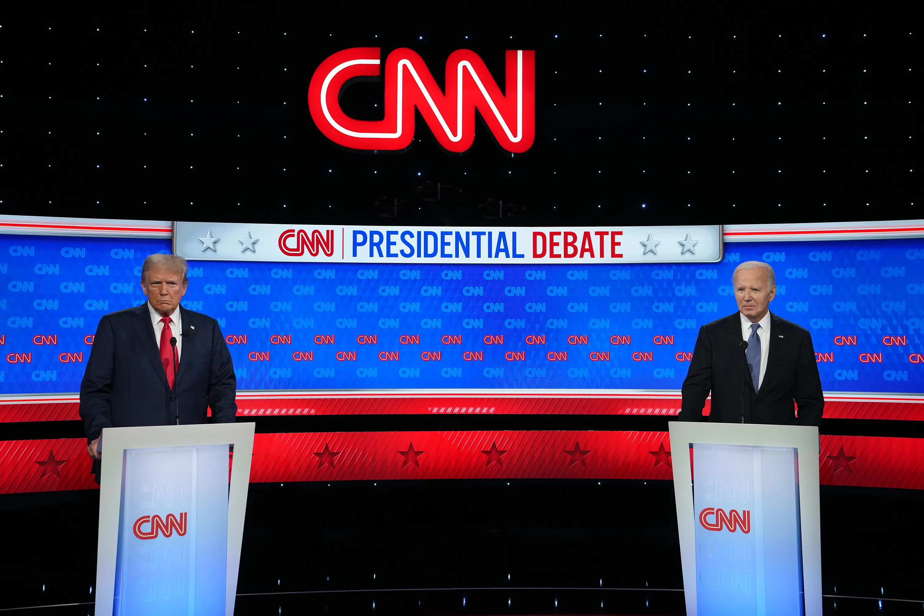 The debate led to calls for Biden to pull out of the presidential race (Getty)