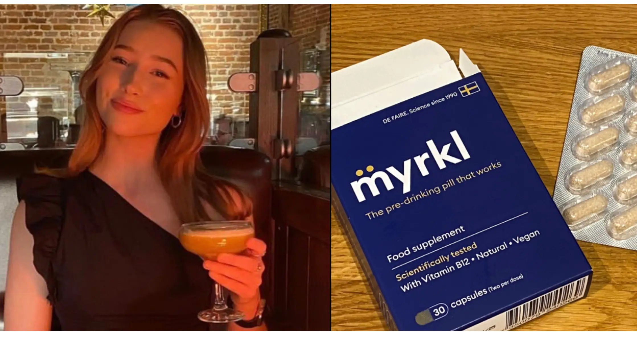 Woman Gets On The Vodka And Tries 'Miracle' Hangover Pill To See If They Actually Work