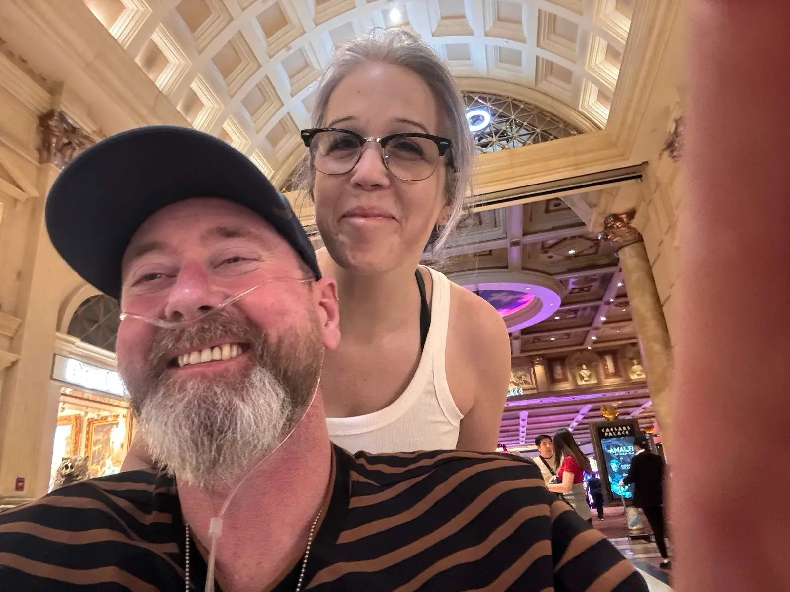 Scott with his wife, Charlotte, 48 (PA Real Life)