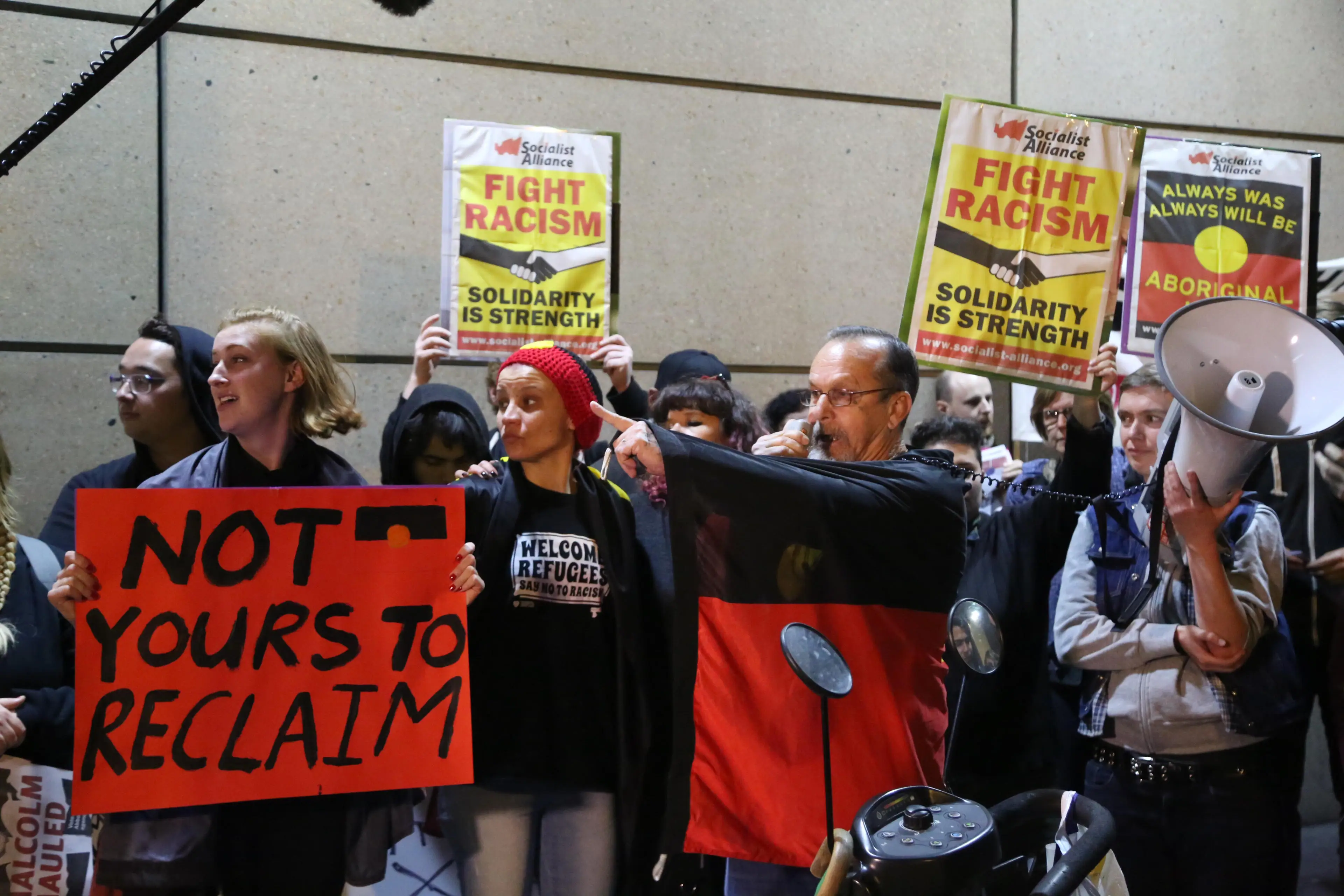 Protest for One Nation in 2016, credit: Richard Milnes/Alamy Live News