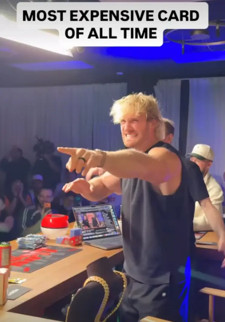 Paul couldn't believe it (Instagram/@loganpaul)