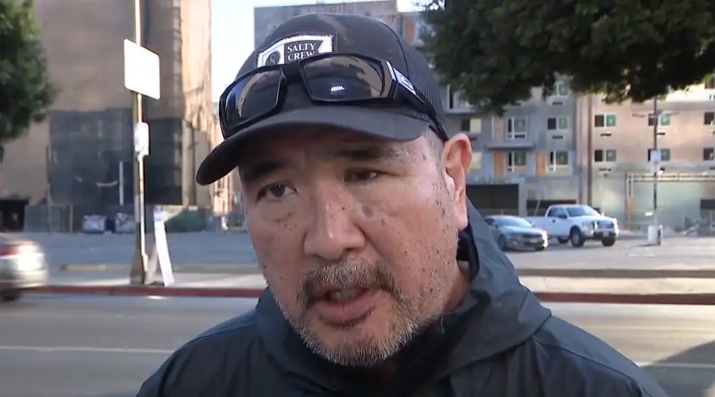 Her father Ryan Kobayashi, 58, took his own life (YouTube/Fox 11 Los Angeles)