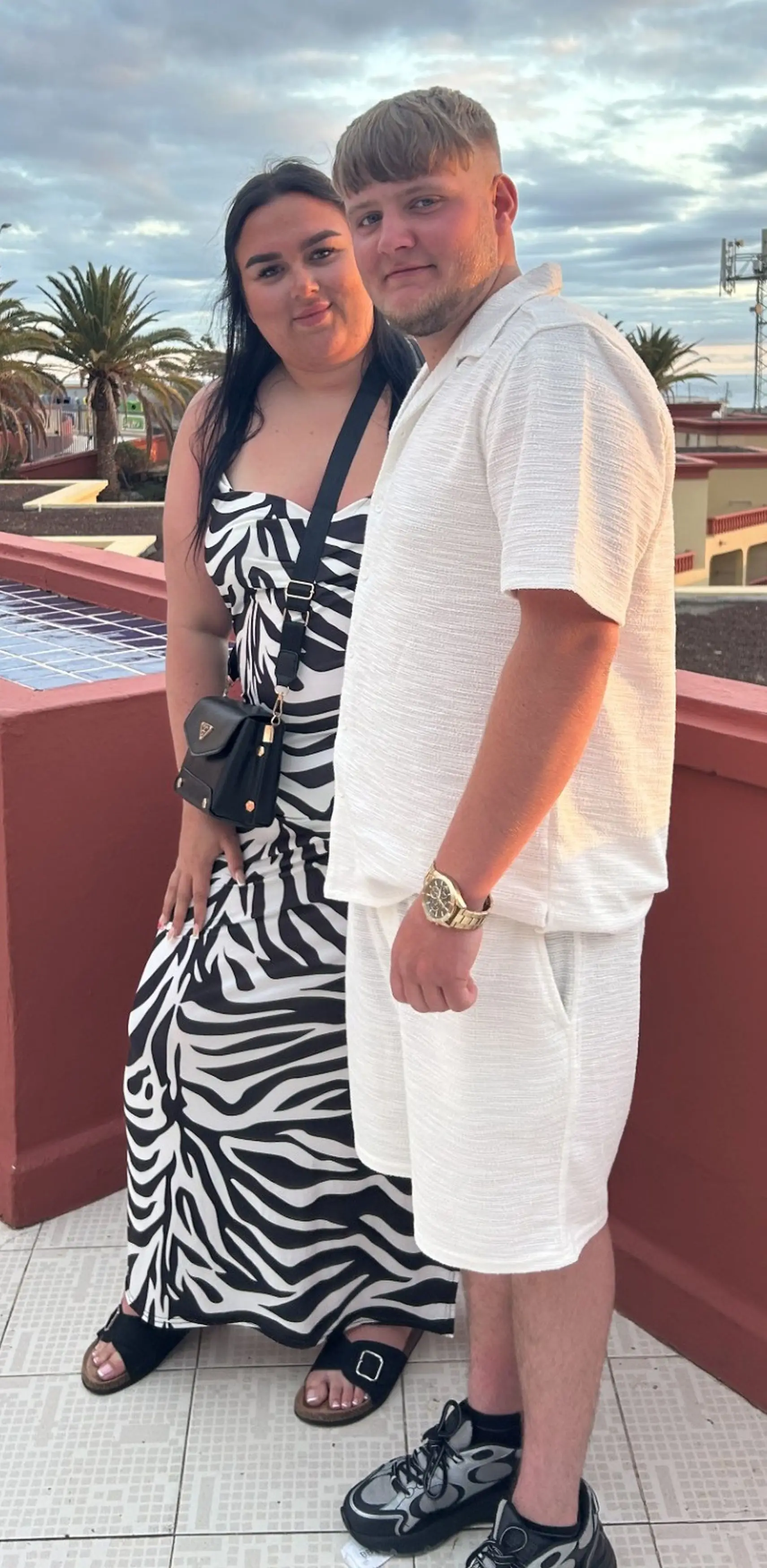 The couple got engaged in August (Kennedy News and Media)