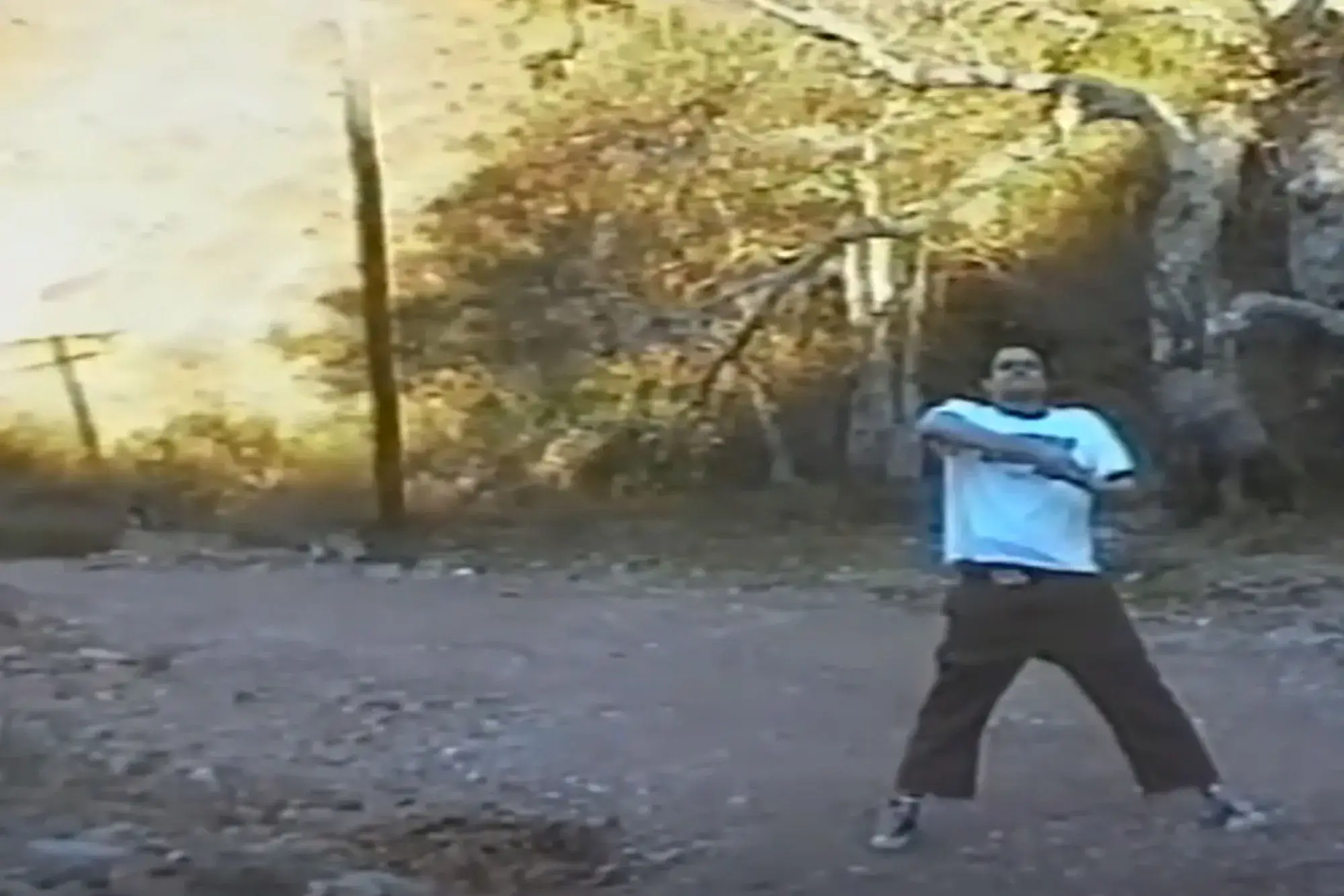 Knoxville wore a cheap bulletproof vest under his T-Shirt (Paramount Pictures)