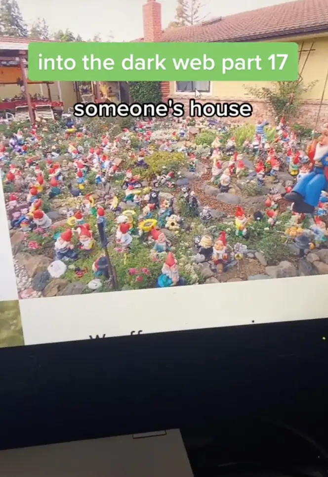 The site offers gnoming services.