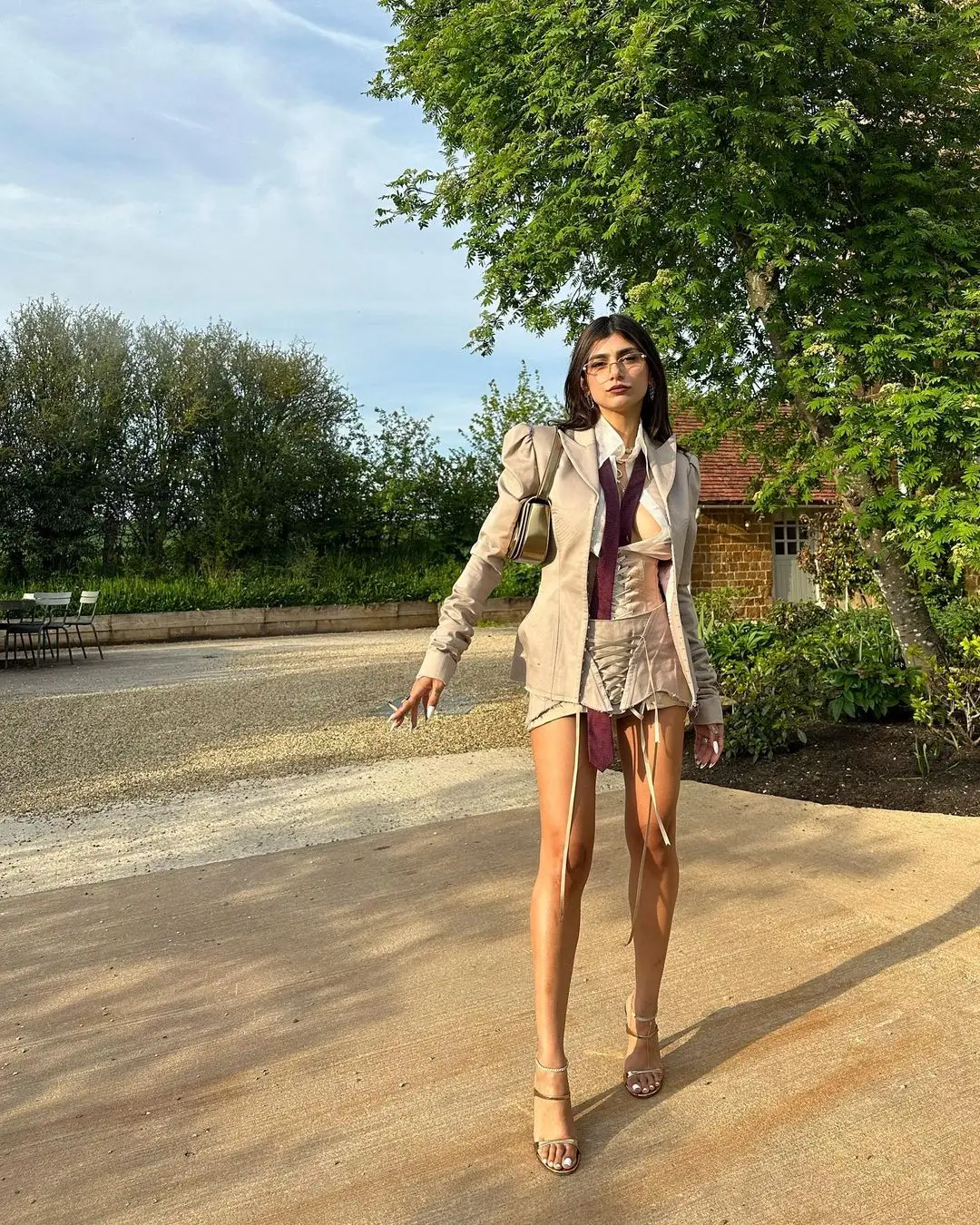 Taking to Instagram, the porn legend shared a series of snaps from her recent visit to the prestigious university and how 'honored' she was to be there.