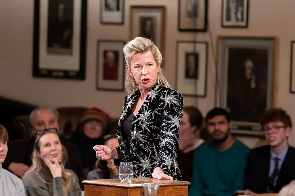Hopkins is infamous for her controversial and far-right opinions (Nordin Catic/Getty Images for The Cambridge Union)