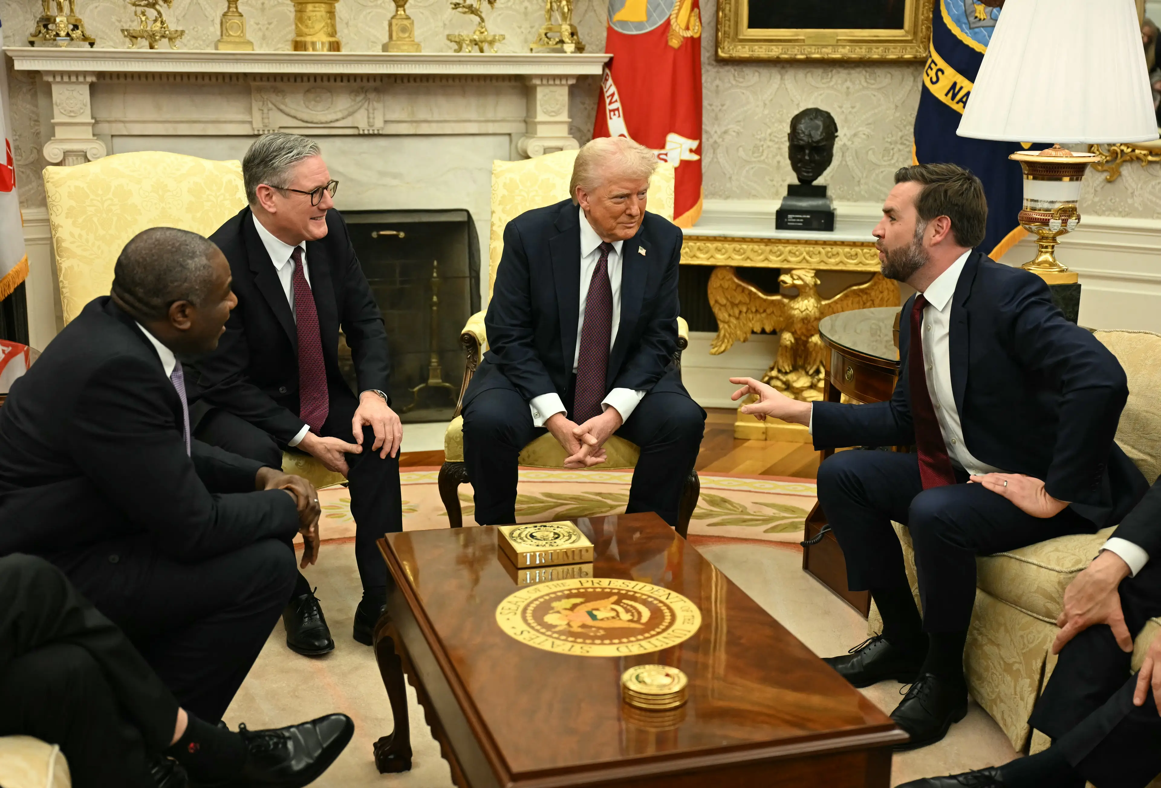 JD Vance hit out at the UK, Keir Starmer has responded (JIM WATSON/AFP via Getty Images)