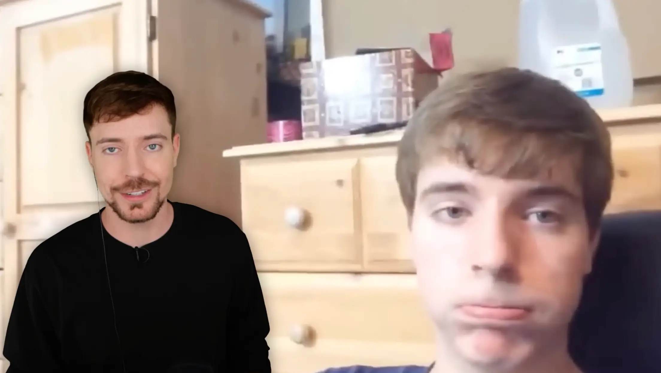 The teenage MrBeast thought that one million followers were well out of reach - but now, he has a whopping 444million (YouTube/MrBeast)