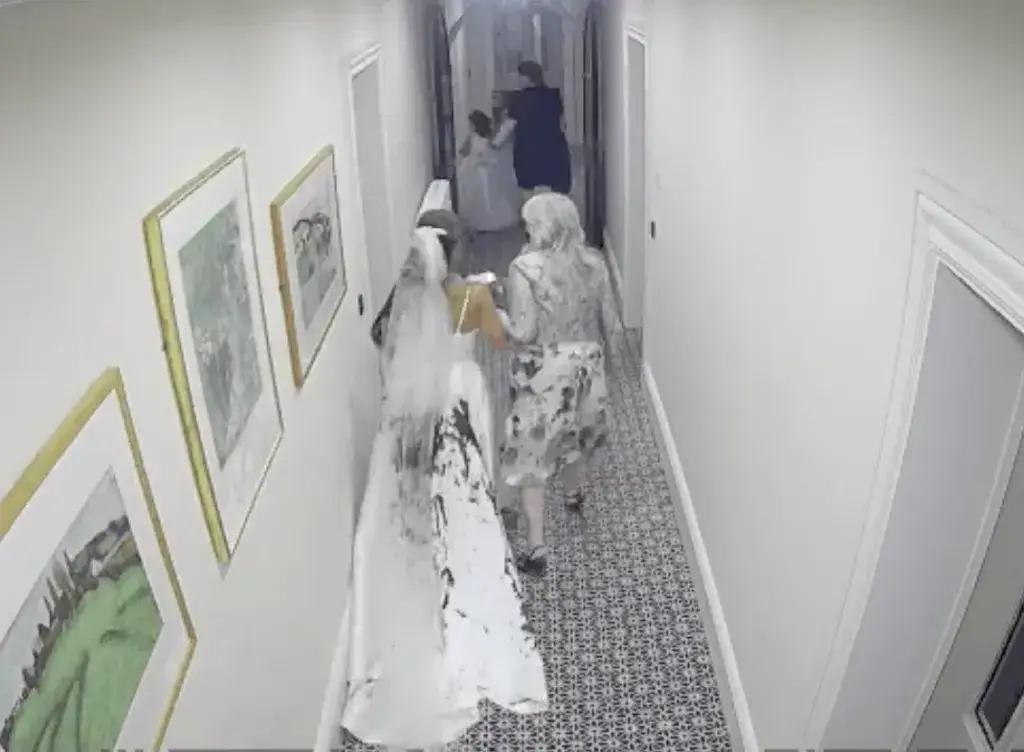 Gemma Monk was attacked with paint on her wedding day (CPS)