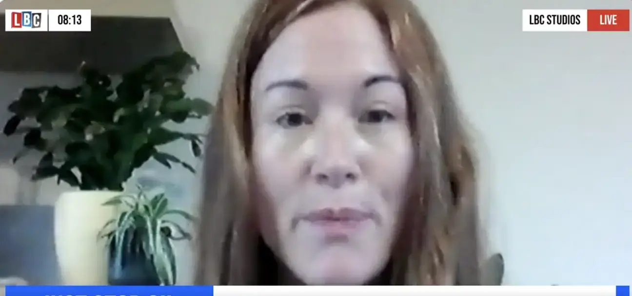 Lora Johnson appeared on LBC.