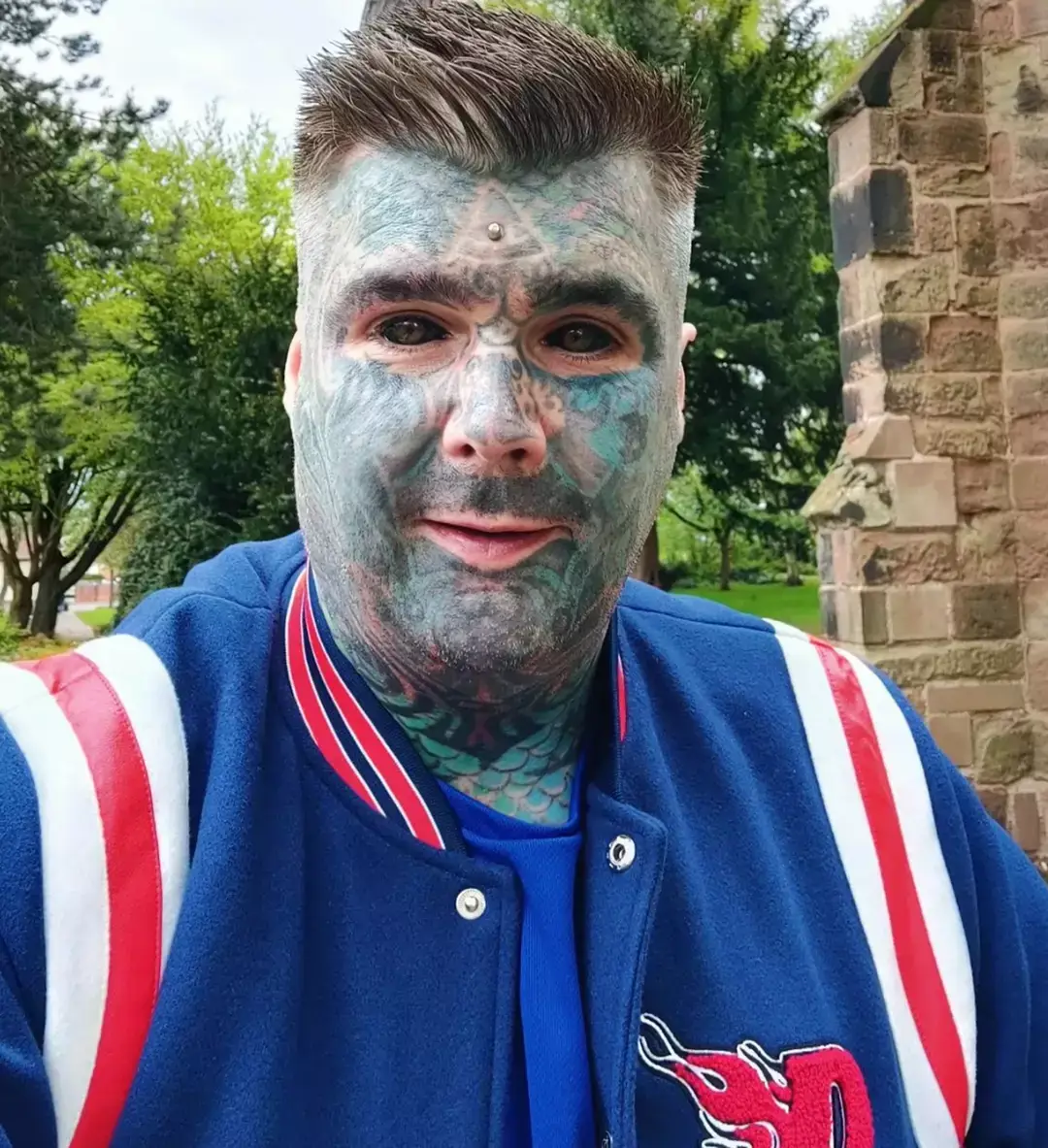 He's the most tattooed man in Britain (Instagram)