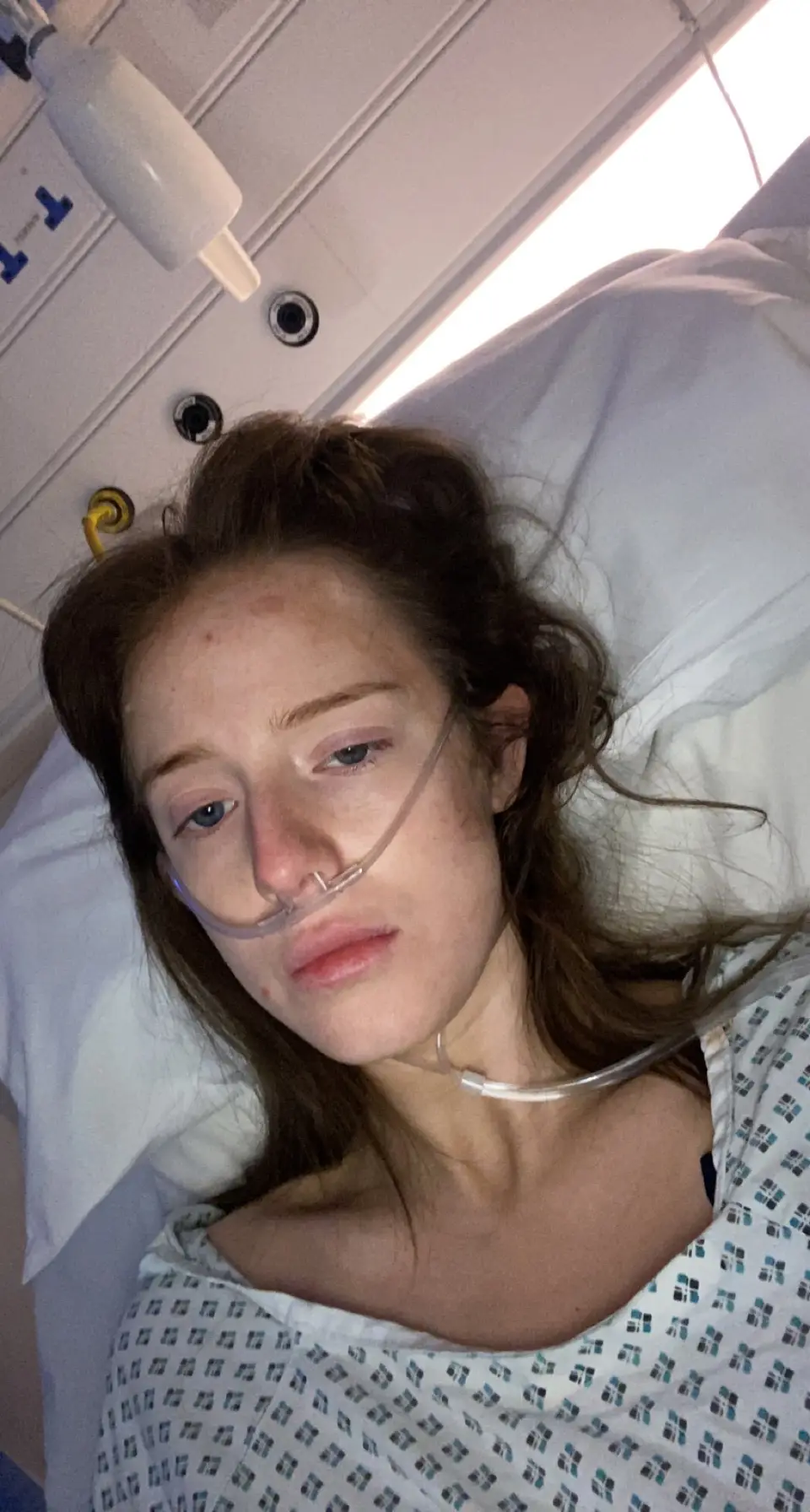 The 24-year-old was later diagnosed with a brain tumour (SWNS)