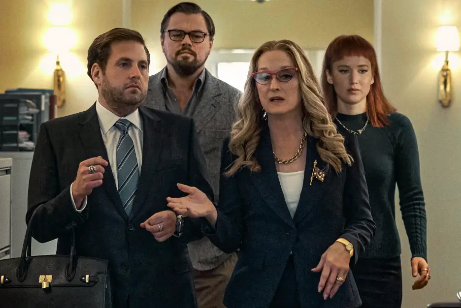 The pair featured in the mega cast. (Netflix)