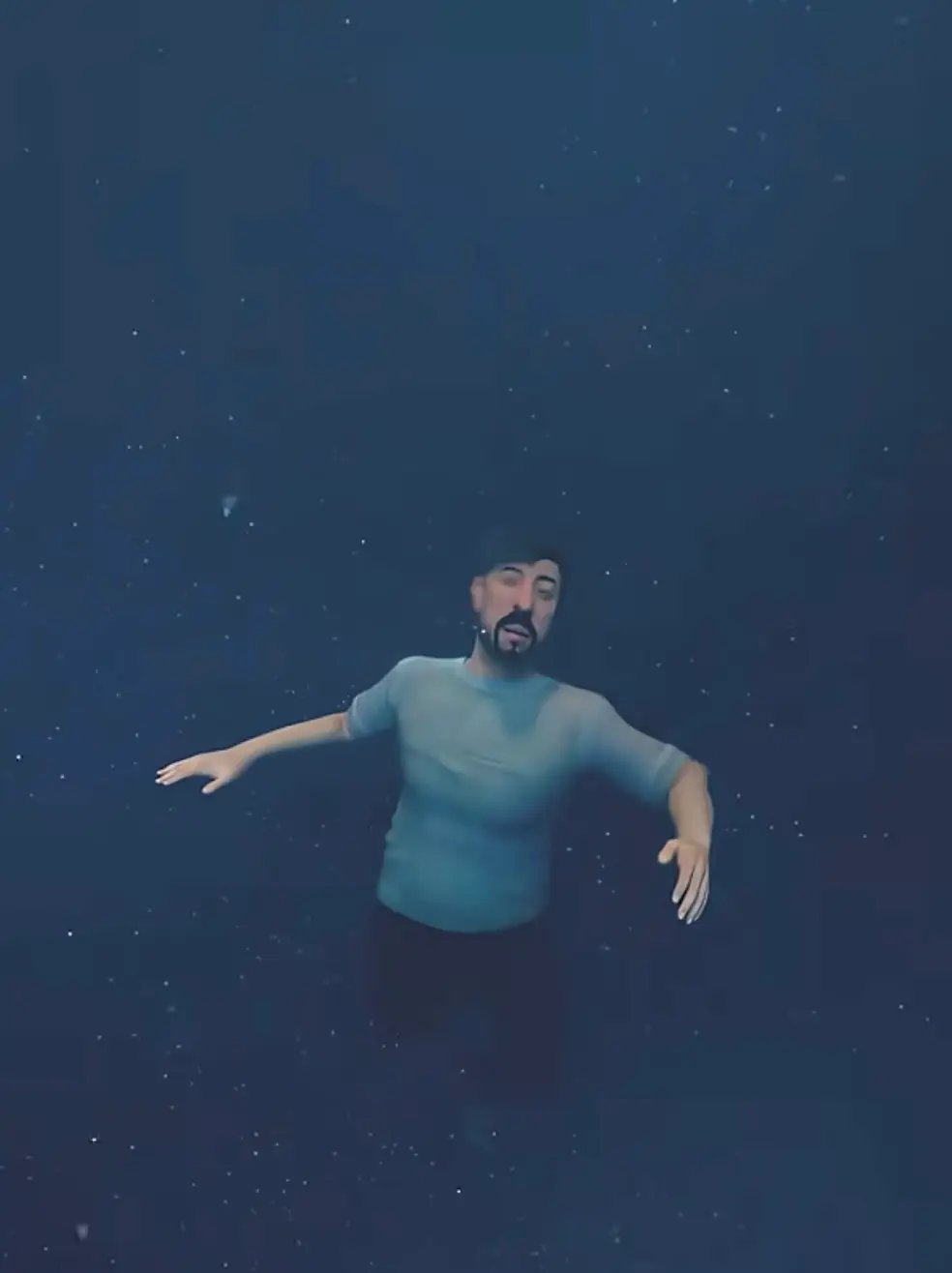 The simulation showing what happens when a person drowns left social media users terrified (YouTube/@zackdfilms)