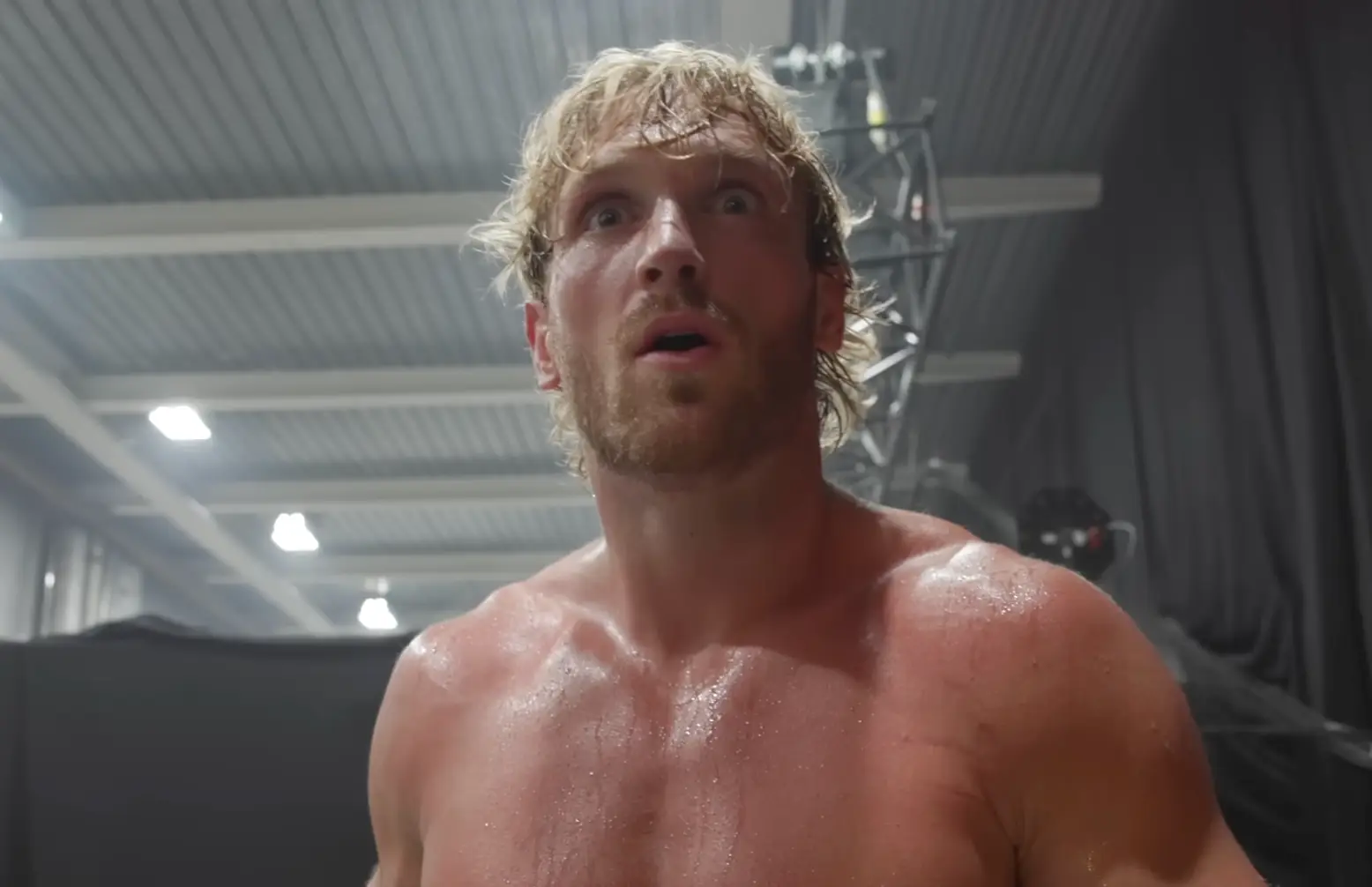 Paul couldn't believe what the chant actually said (YouTube/Logan Paul)