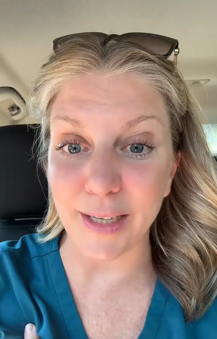 Julie McFadden opened up about how she realised she was a 'high-functioning alcoholic'  (TikTok/@hospicenursejulie)