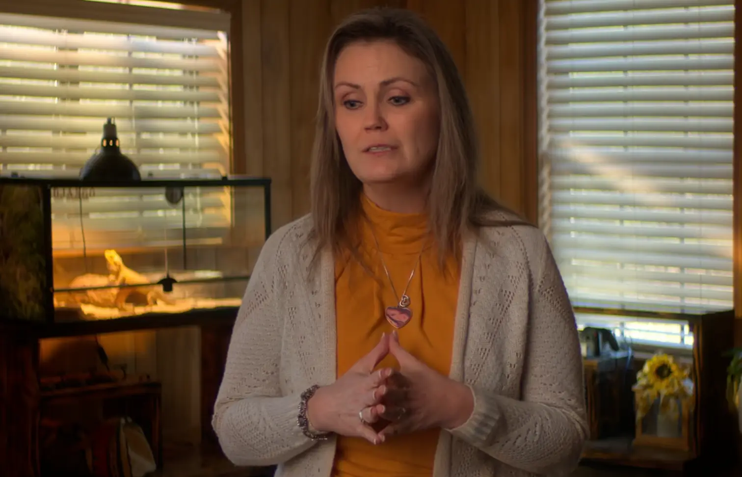 Reagan's mother Jessica says that losing a child is like 'losing part of your body' (Netflix)