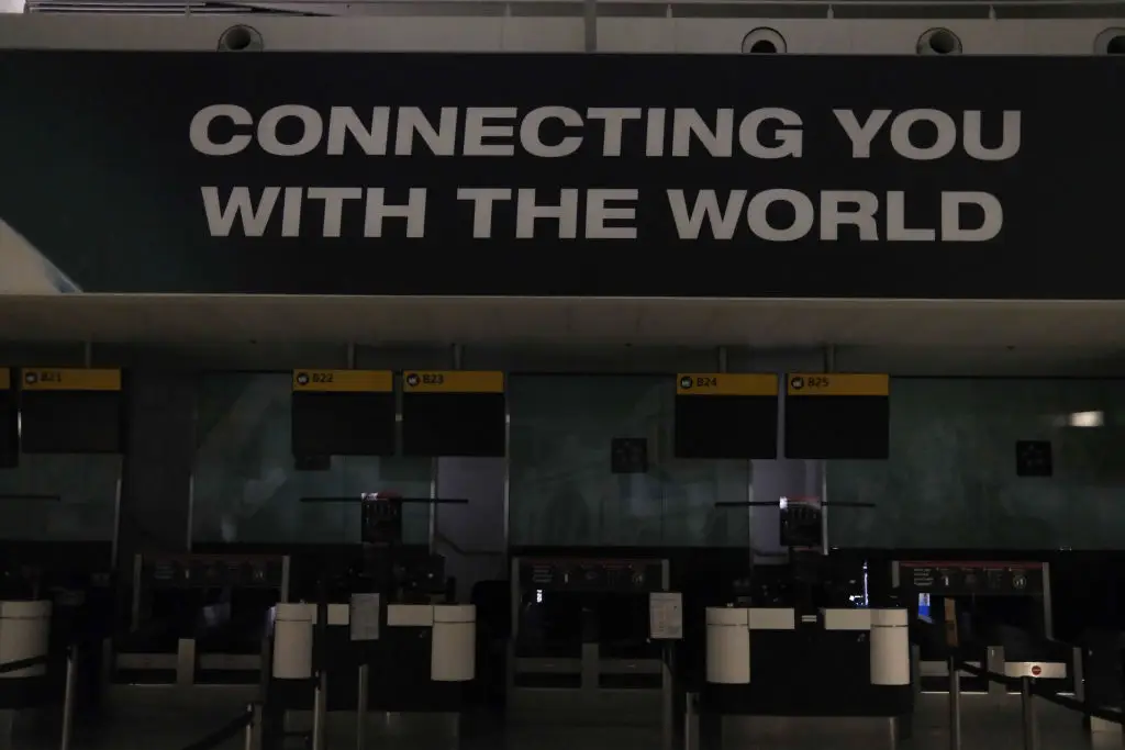 All flights to and from Heathrow Airport have been cancelled (Klara Simonova/Getty Images)