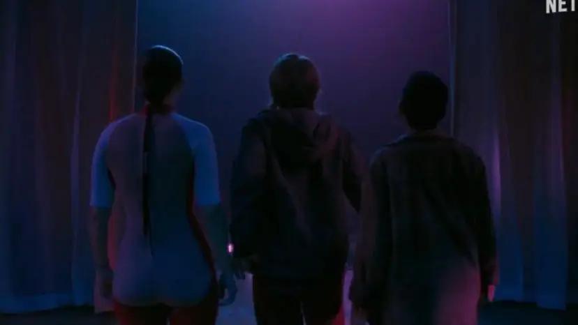 It appears to show Will, Kali, and Eleven entering Vecna's memories (Netflix)