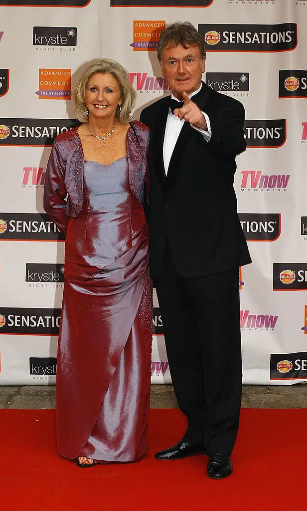 Una Crawford O'Brien and Brian Murray attend the TV NOW Awards 2007 in Dublin, Ireland. (Photo by ShowBizIreland/Getty Images)