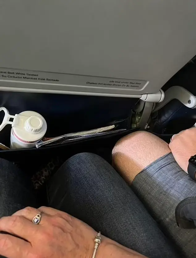 Brenda wasn't best pleased with her neighbour spreading his legs so widely apart (Facebook/Dull Women's Club Original)