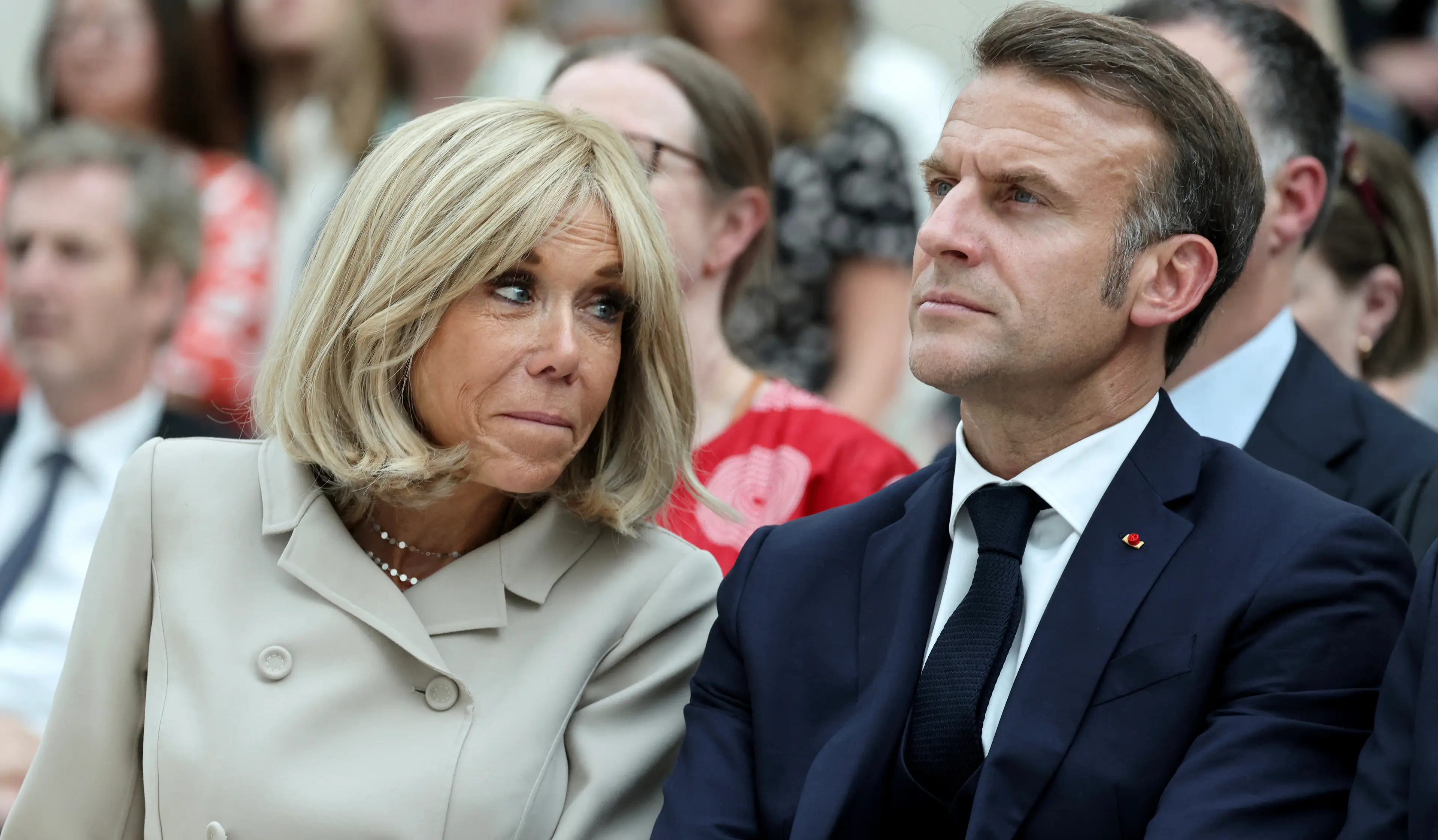 Brigitte and the French President have a 24-year age gap (LUDOVIC MARIN/POOL/AFP via Getty Images)