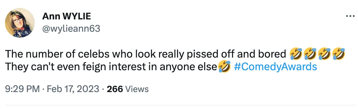 Viewers took to Twitter to highlight the audience members.