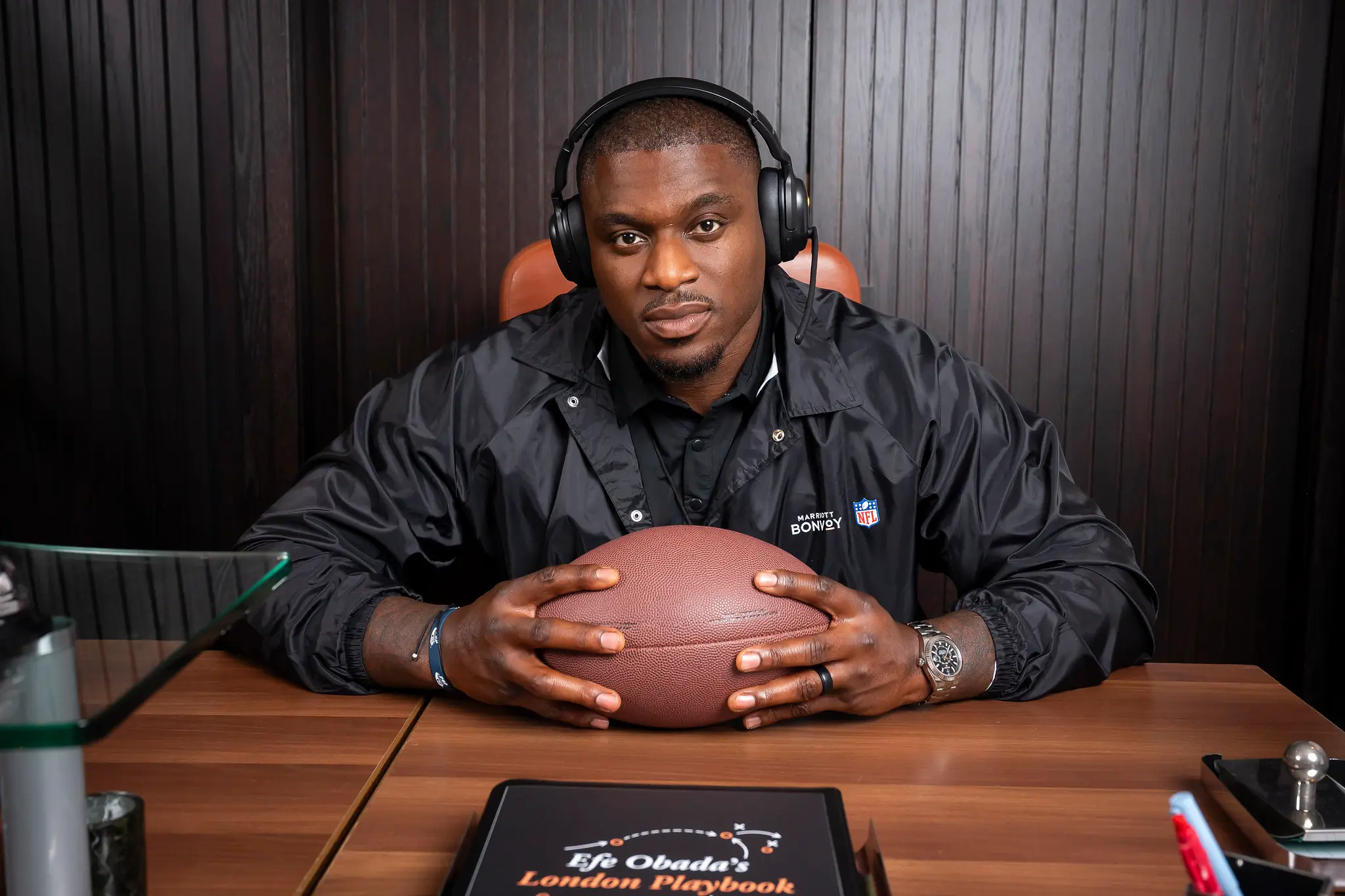NFL veteran Efe Obada is Marriott Bonvoy's new 'Check-In Coach' (Supplied)