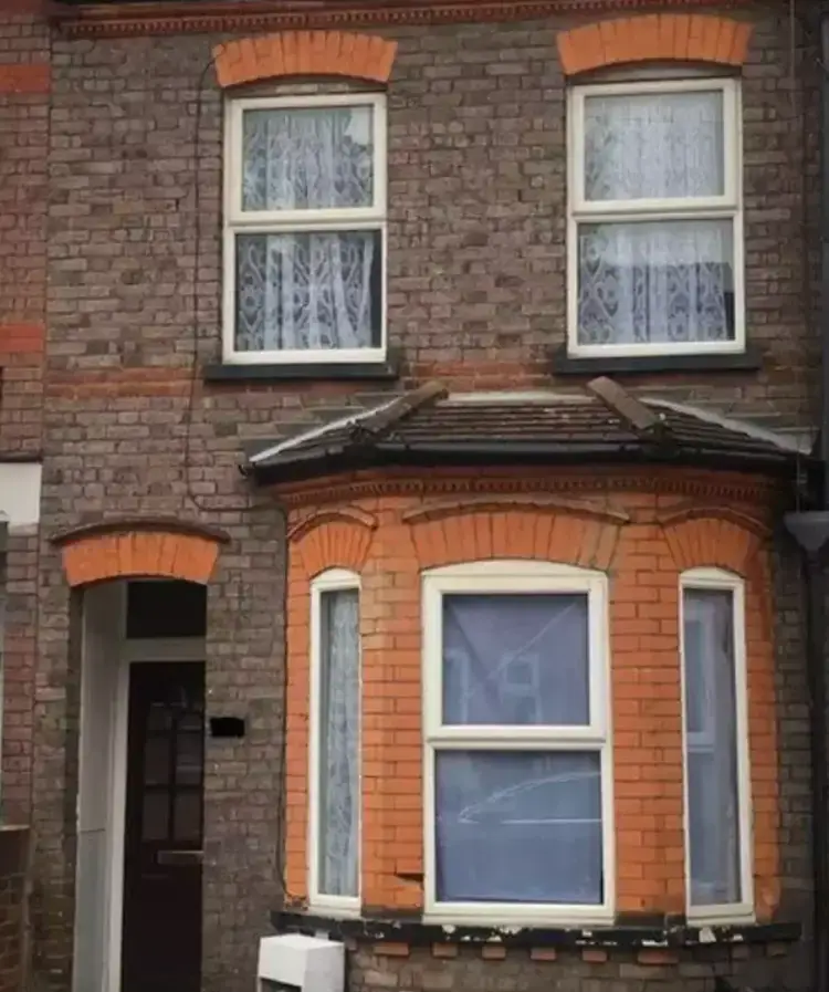 While he was away he learned his Luton house had someone else living in it and making renovations (Google Maps)