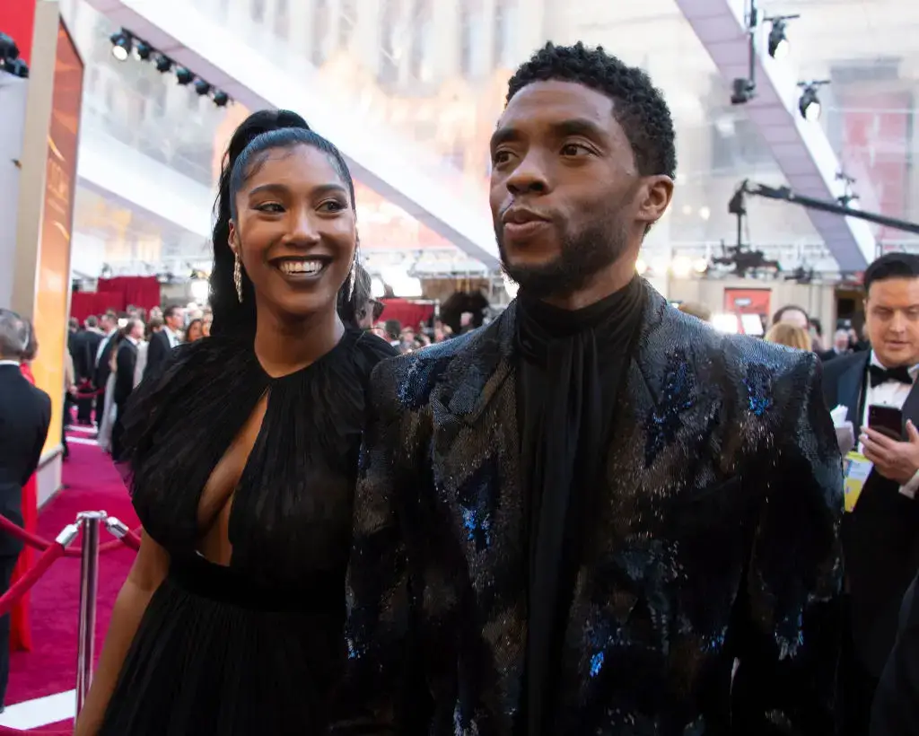 Chadwick Boseman was just 43 when he died and Taylor Simone Ledward-Boseman says young adults need to keep a look out for the early warning signs (Eric McCandless via Getty Images)