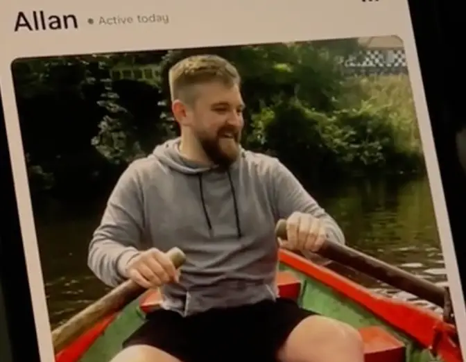 Everyone loves a candid shot, and Allan knows it.