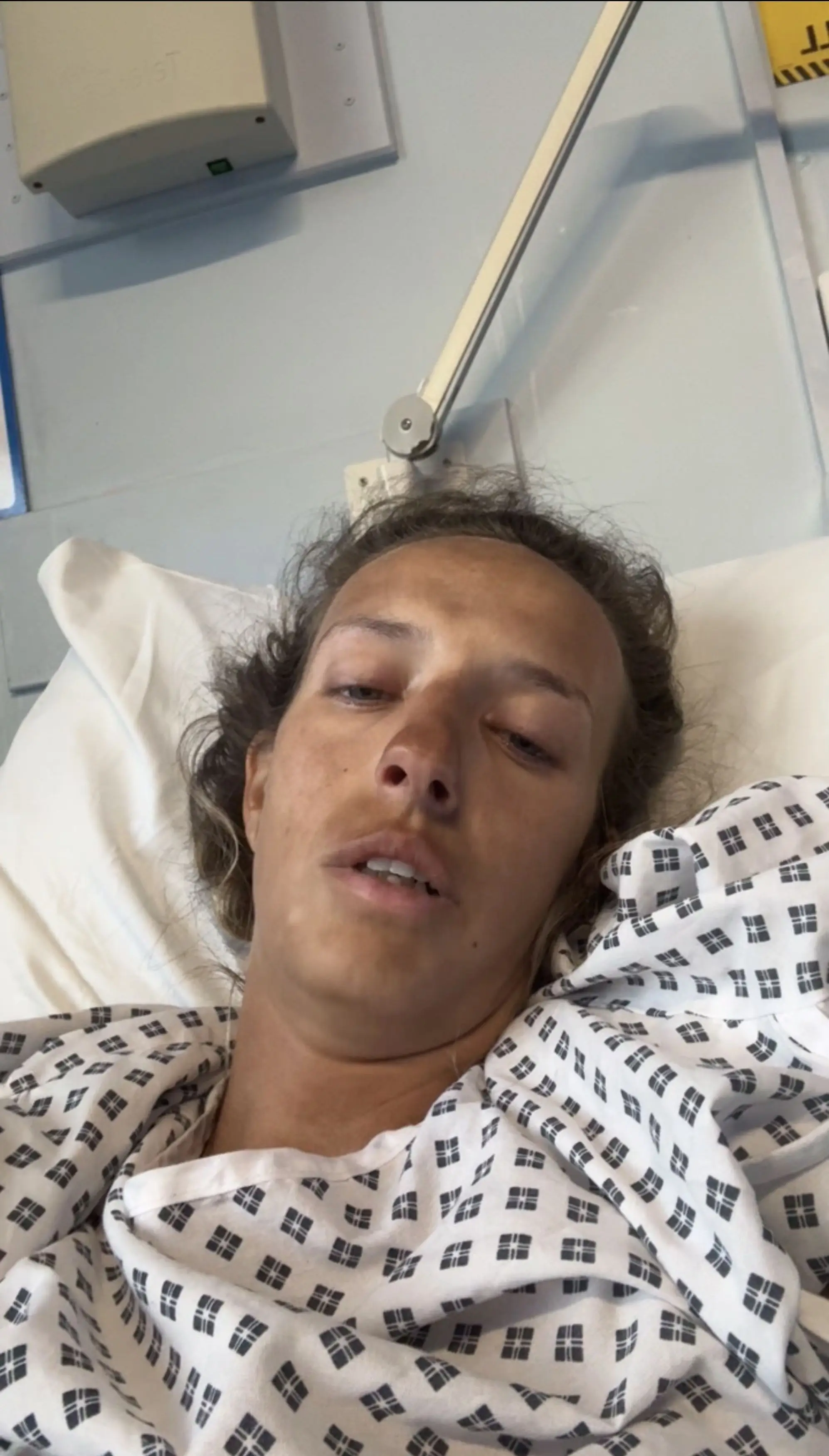 The 29-year-old was also vomiting daily (Kennedy News & Media)