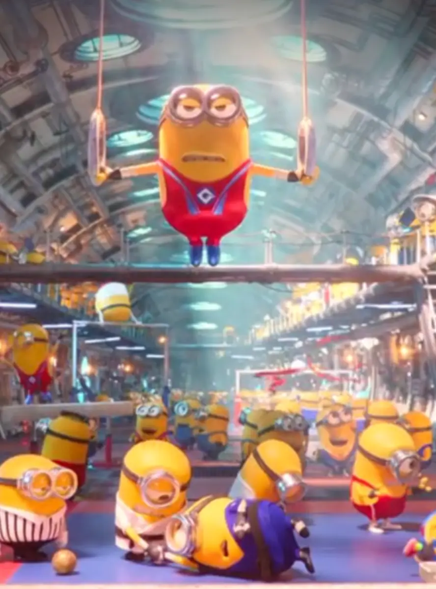 The minions tried their best at some Olympic sports. (BBC)