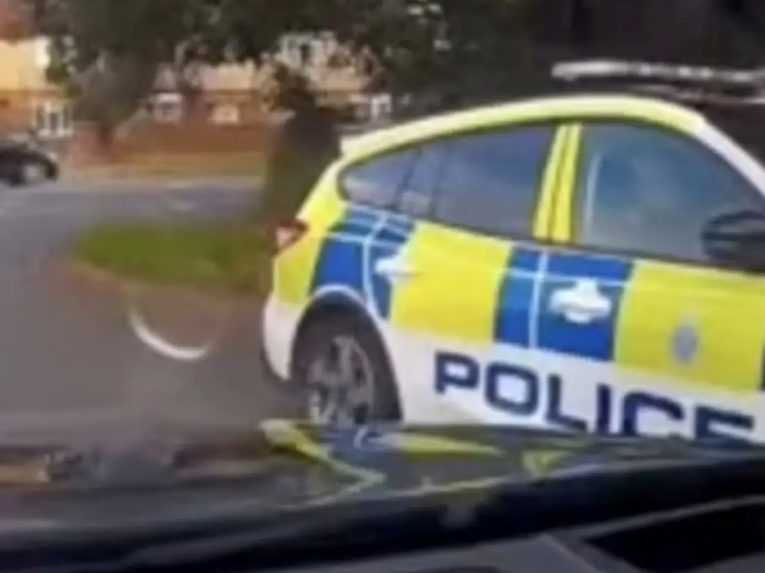 The car was stationed just a few hundred yards from the scene.