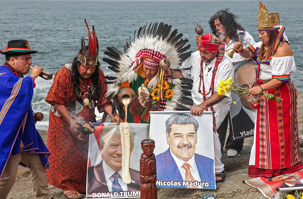 The group believe President Trump will fall 'seriously ill' next year (Connie FRANCE / AFP via Getty Images)