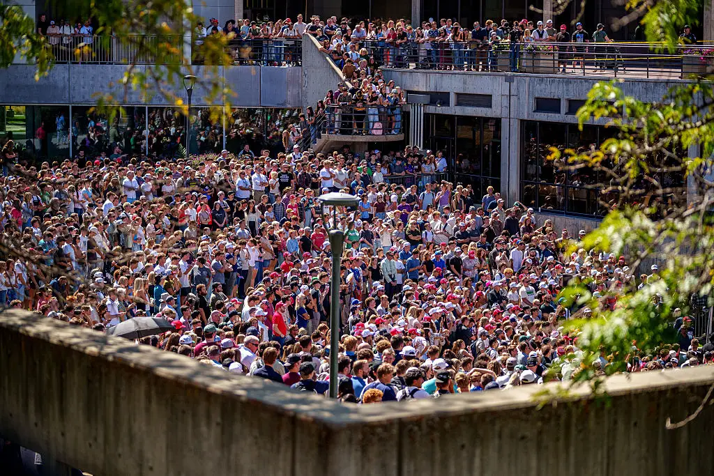 Police said the killer is still at large (Trent Nelson/The Salt Lake Tribune/Getty Images)