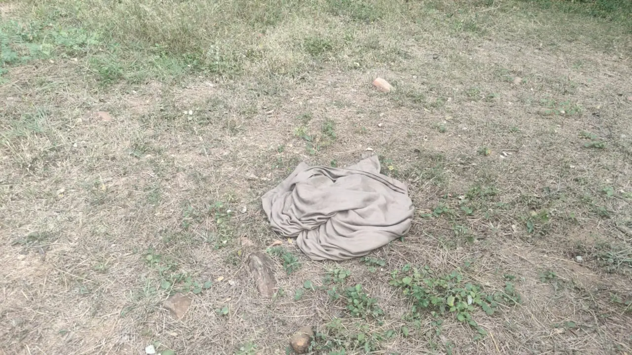 The remains of Gujjar after the incident. X/@sudhakarudumula