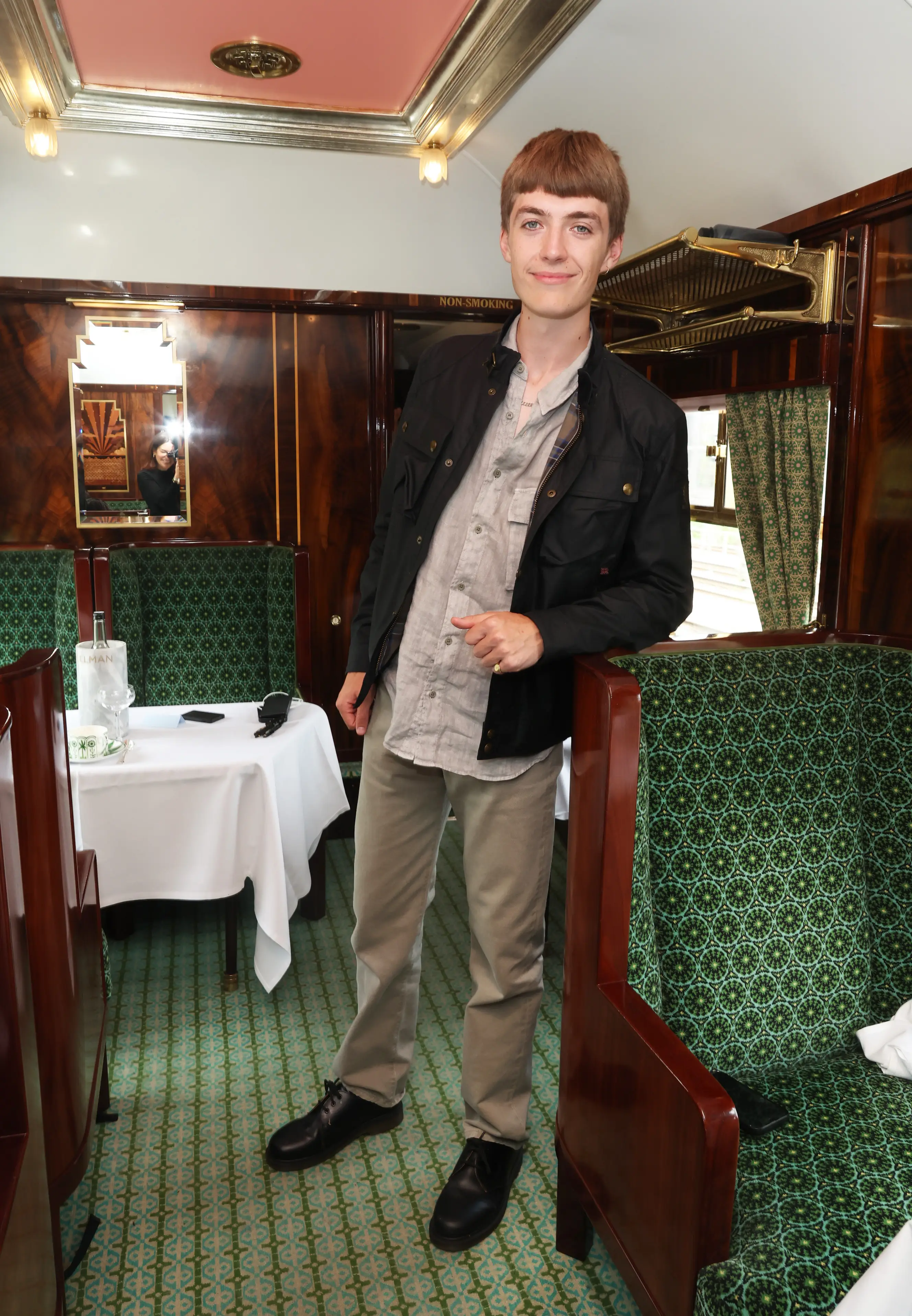 Francis Bourgeois is well known for his train content (Dave Benett/Getty Images for Belstaff)