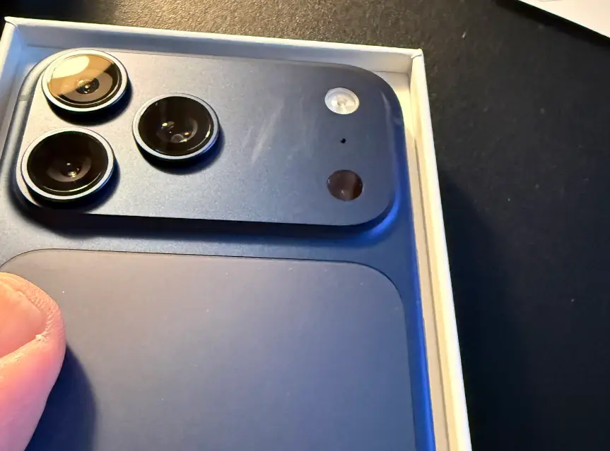 Some Apple customers have said their device looks scuffed out of the box (X/@David_W_Martin)