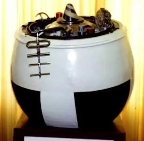 Model of the Venera 8 descent module at the Lavochkin Museum (NASA)