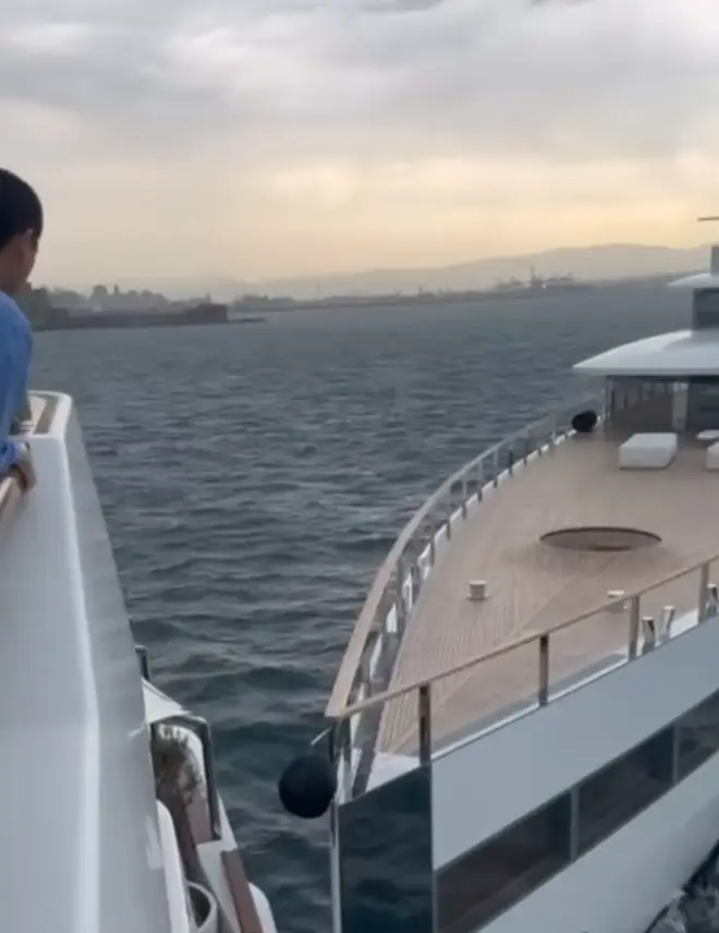 Neither Salinas or Jobs' widow were onboard at the time of the collision. (Instagram/@ricardosalinas)