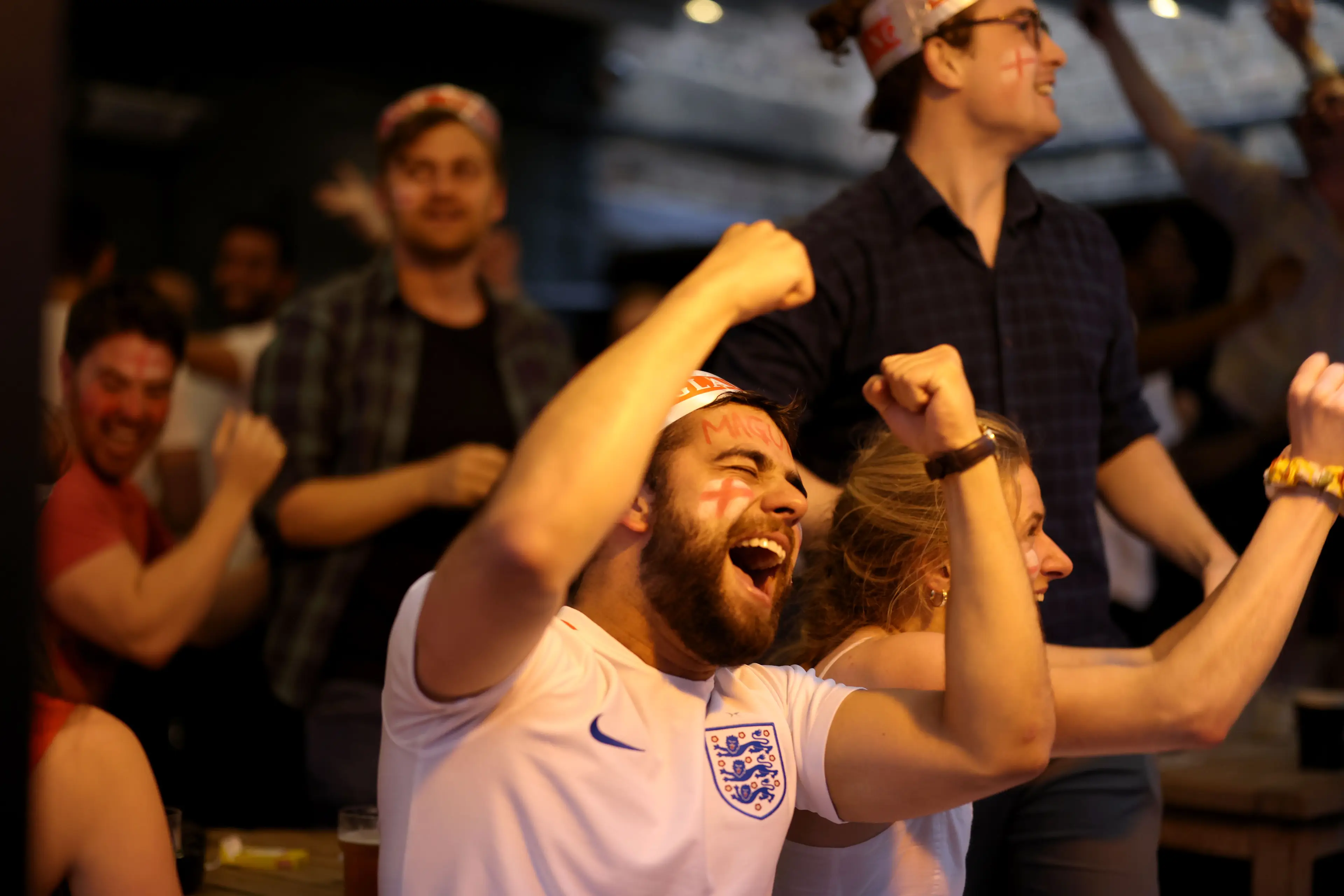 England fans are a passionate bunch. (Leon Neal/Getty Images)