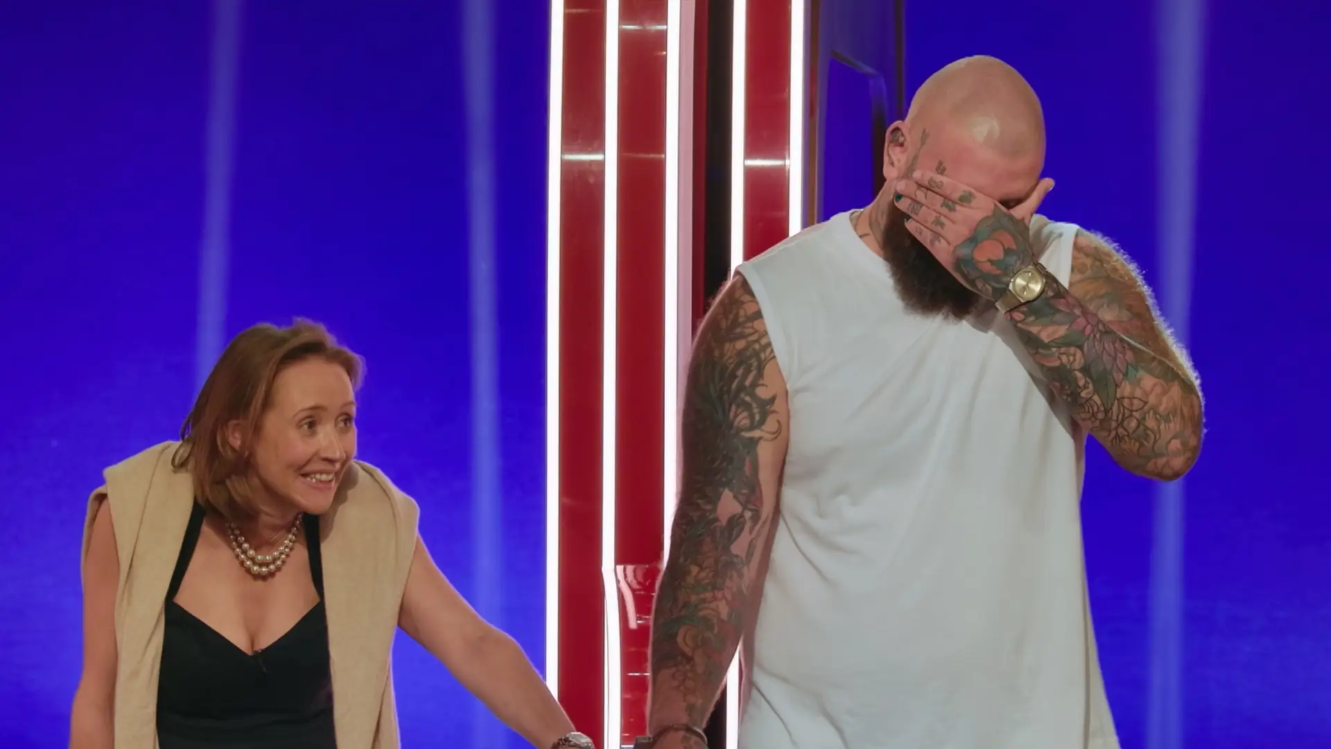 The pair win £100,000 in the finale (Channel 4)