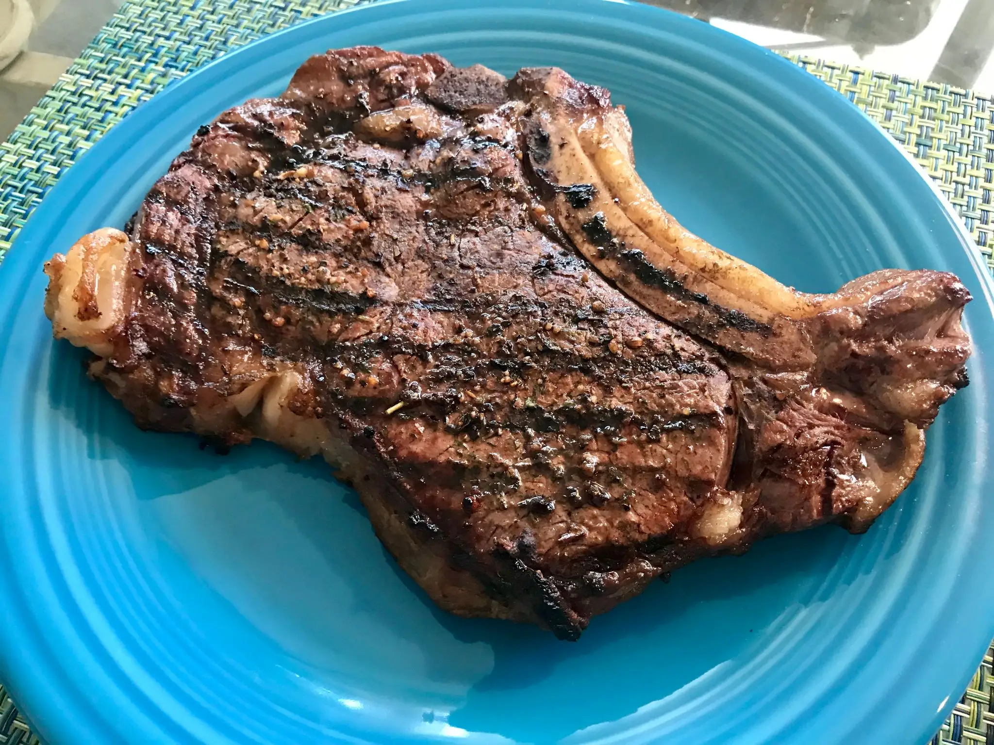 The man ordered a giant steak and sides (Getty Stock Image)