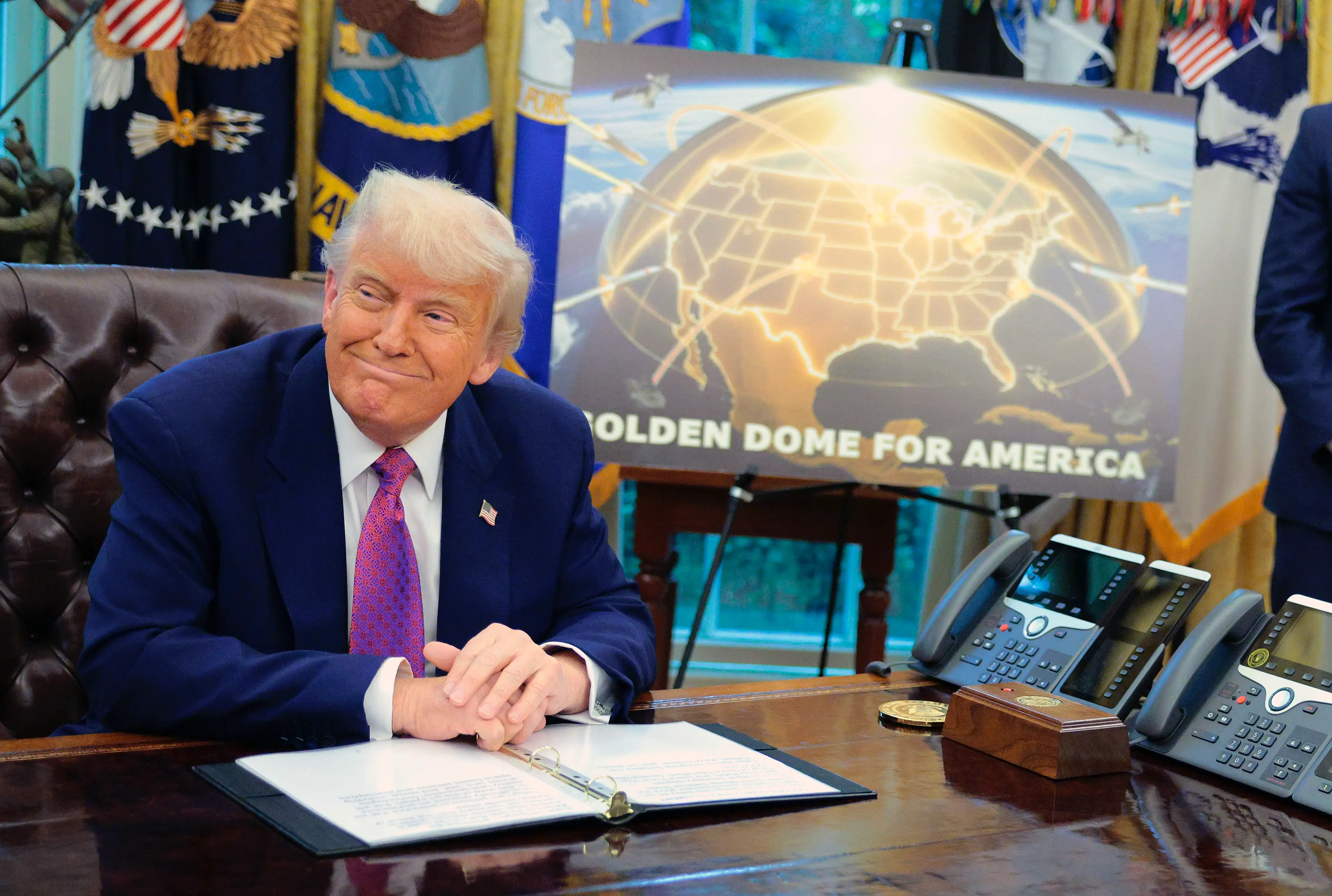 Canada can get in on the Golden Dome for free - as long as it complies with Trump's request (Chip Somodevilla/Getty Images)